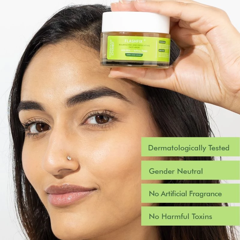 Conscious Chemist Flashfix Resurfacing & Exfoliating Face Mask For Oily Acne-prone Skin, 50 ml-6.webp